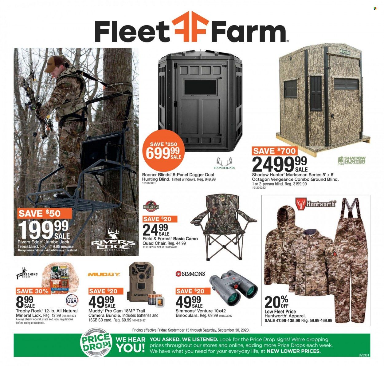 Fleet Farm (IA, MN, ND, WI) Weekly Ad Flyer Specials September 15 to September 30, 2023