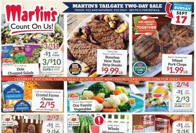 Martin’s (IN, MI) Weekly Ad Flyer Specials September 17 to September 23, 2023