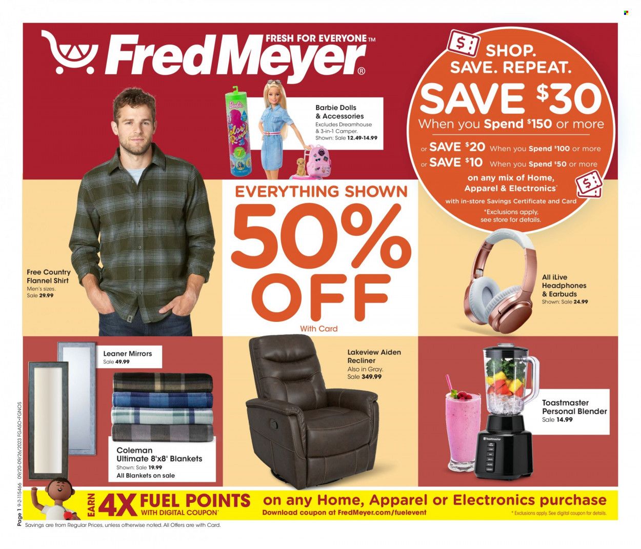 Fred Meyer (ID, WA) Weekly Ad Flyer Specials September 20 to September 26, 2023