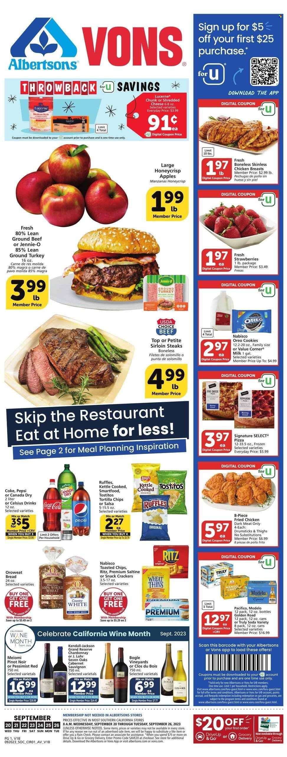 Vons (CA) Weekly Ad Flyer Specials September 20 to September 26, 2023