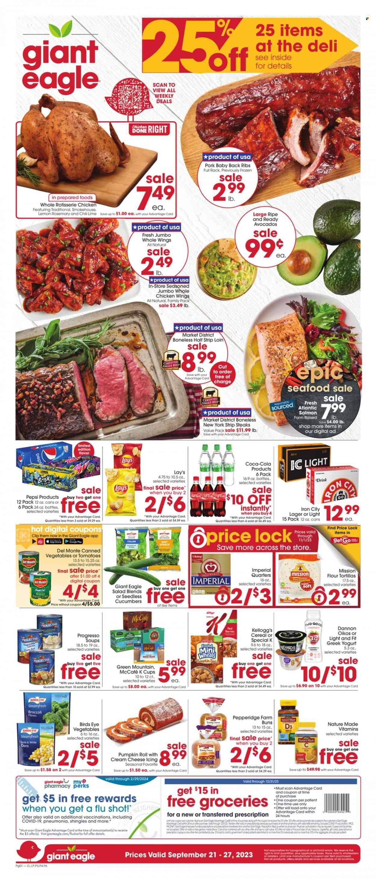 Giant Eagle (PA) Weekly Ad Flyer Specials September 21 to September 27, 2023