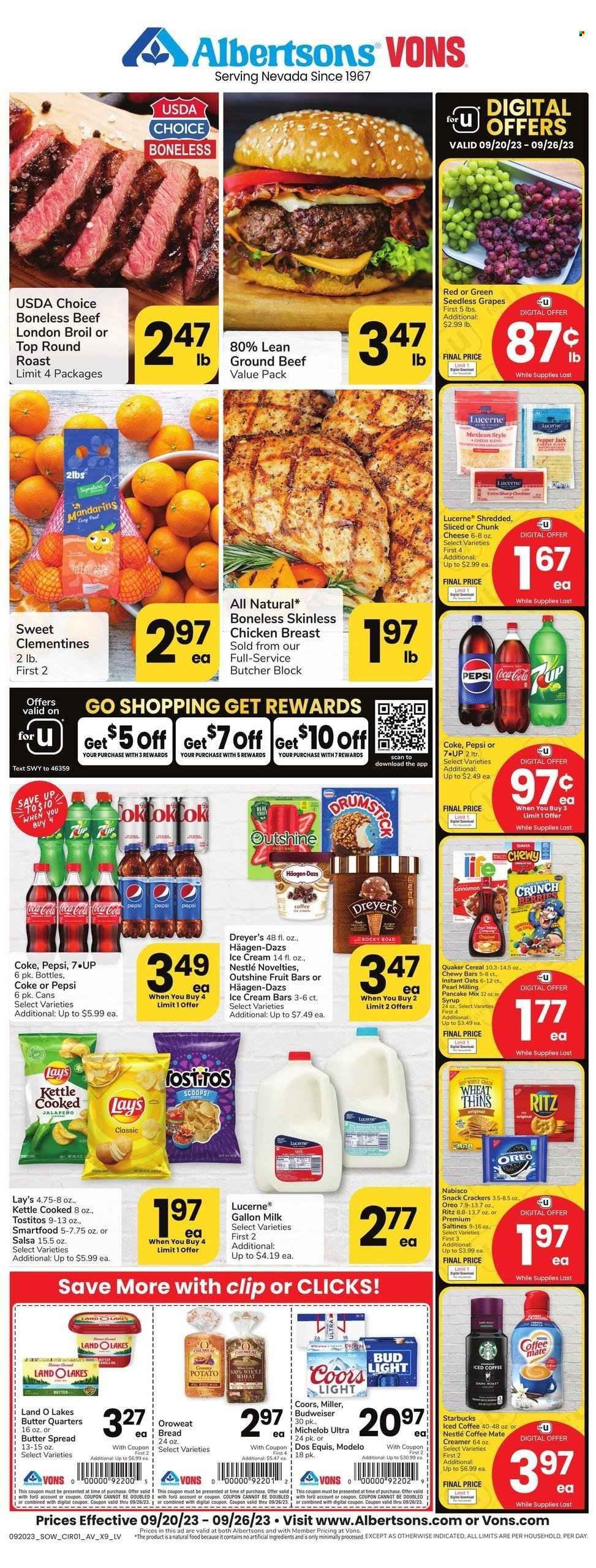 Vons (NV) Weekly Ad Flyer Specials September 20 to September 26, 2023
