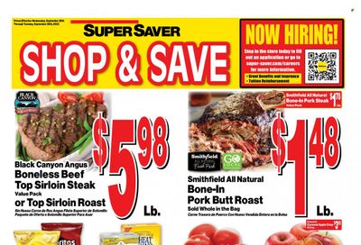 Super Saver Weekly Ad Flyer Specials September 20 to September 26, 2023