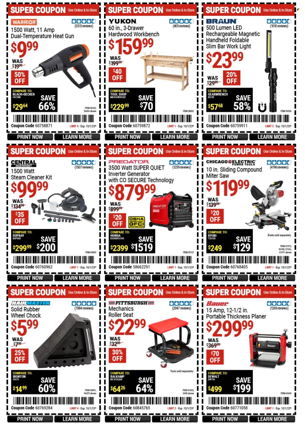 Harbor Freight Weekly Ad Flyer Specials September 20 to October 1, 2023