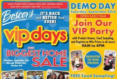 Boscov's (CT, DE, MD, NJ, NY, PA) Weekly Ad Flyer Specials September 21 to October 4, 2023