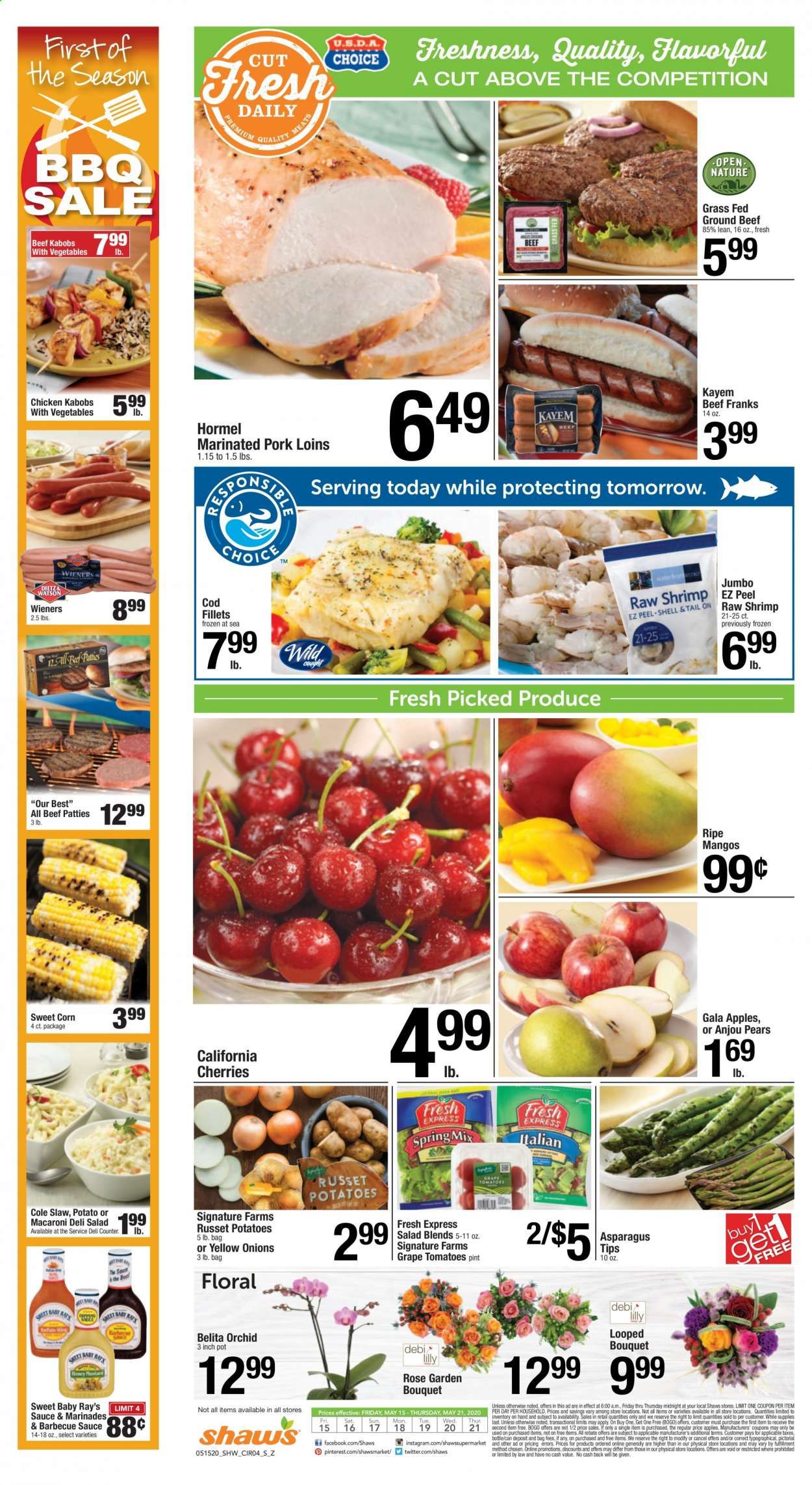Shaw’s Weekly Ad & Flyer May 15 to 21