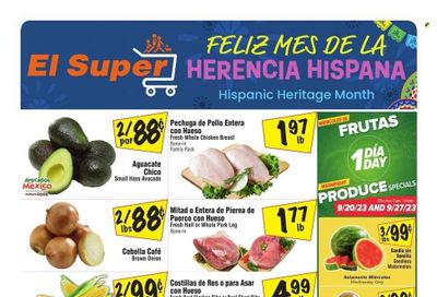 El Super (TX) Weekly Ad Flyer Specials September 20 to October 3, 2023