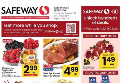 Safeway (DC) Weekly Ad Flyer Specials September 22 to September 28, 2023