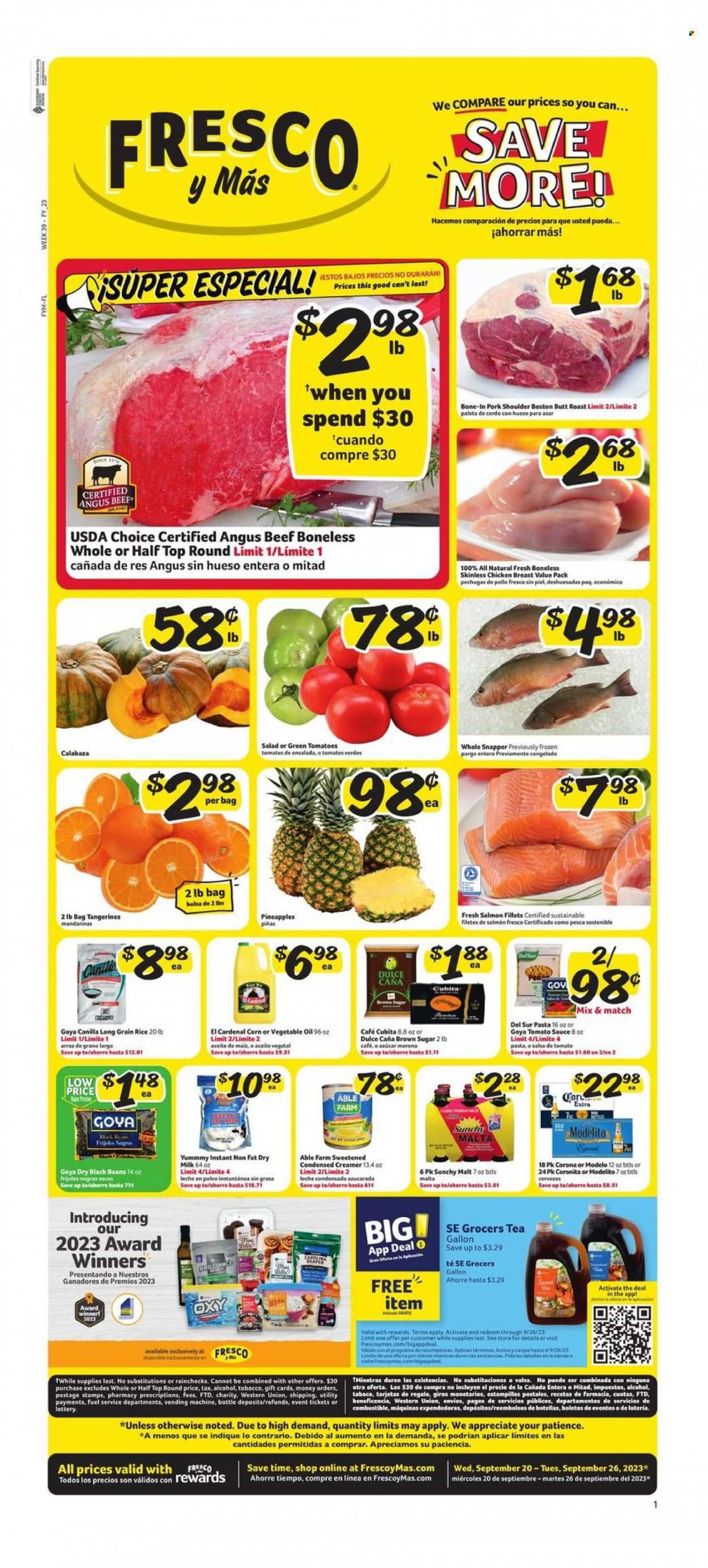 Fresco y Más (FL) Weekly Ad Flyer Specials September 20 to September 26, 2023