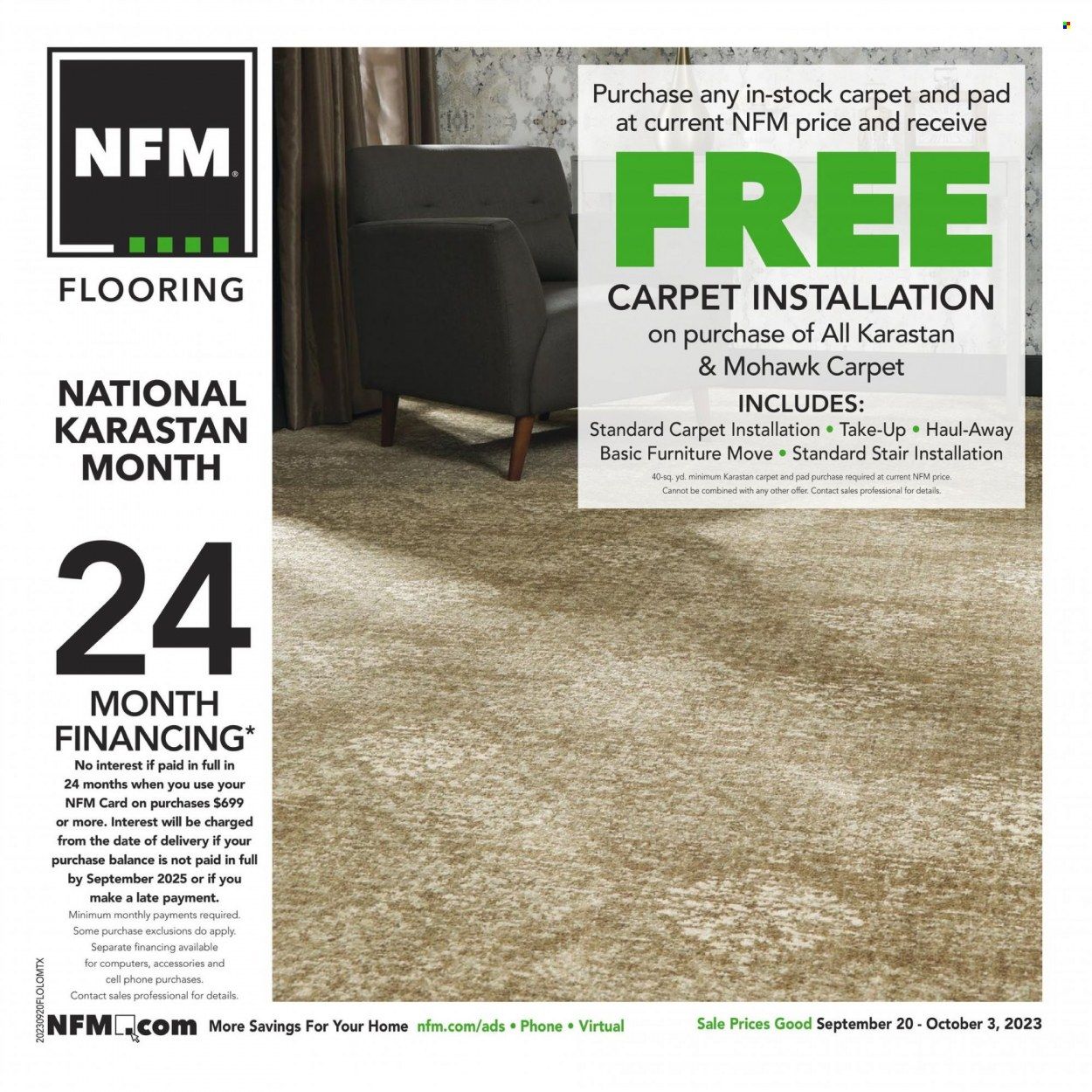 Nebraska Furniture Mart (IA, KS, NE, TX) Weekly Ad Flyer Specials September 20 to October 3, 2023