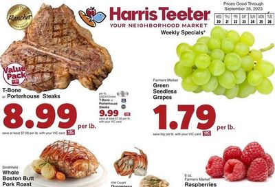 Harris Teeter Weekly Ad Flyer Specials September 20 to September 26, 2023