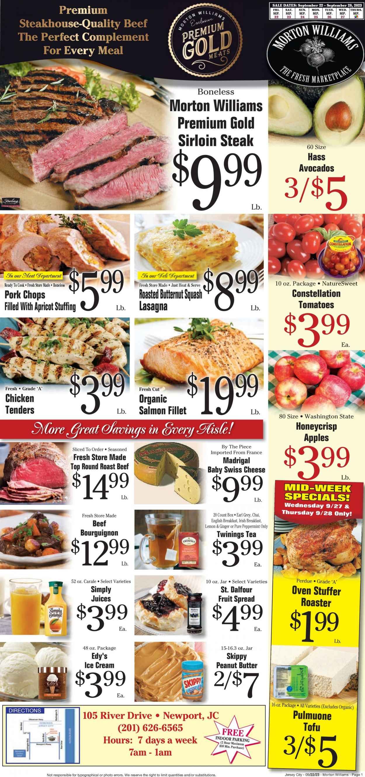 Morton Williams (NJ) Weekly Ad Flyer Specials September 22 to September 28, 2023