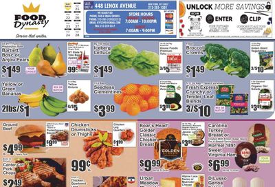 Food Dynasty (NY) Weekly Ad Flyer Specials September 22 to September 28, 2023