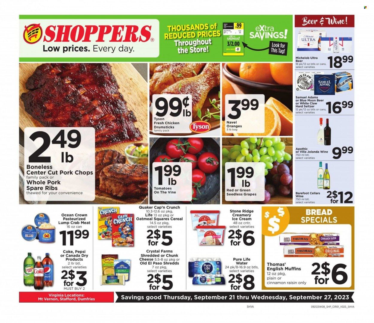 Shoppers (MD, VA) Weekly Ad Flyer Specials September 21 to September 27, 2023