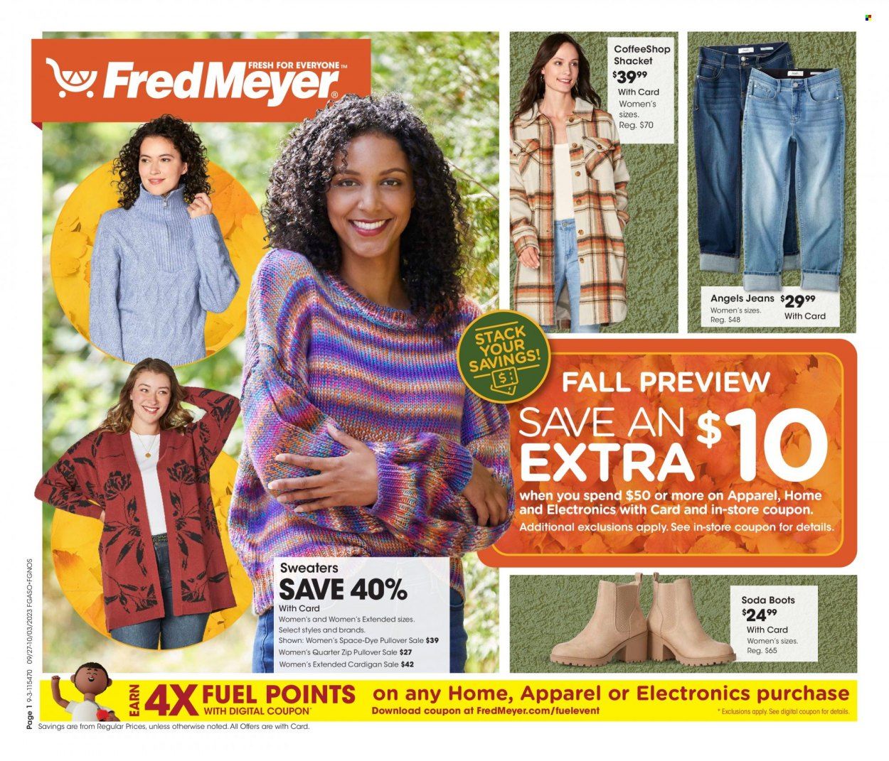 Fred Meyer (ID, WA) Weekly Ad Flyer Specials September 27 to October 3, 2023