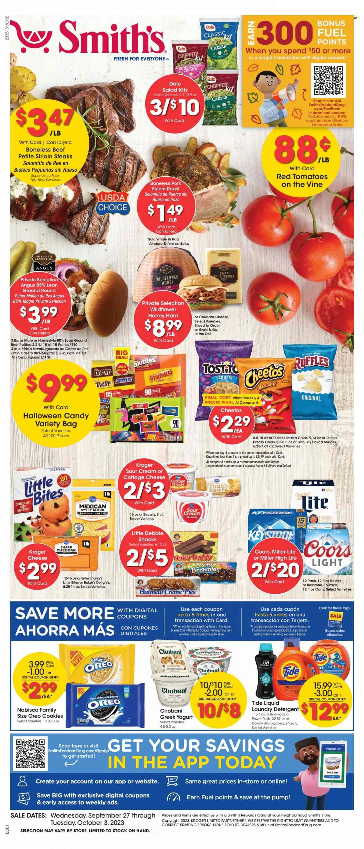 Smith's (AZ, ID, MT, NM, NV, UT, WY) Weekly Ad Flyer Specials September 27 to October 3, 2023