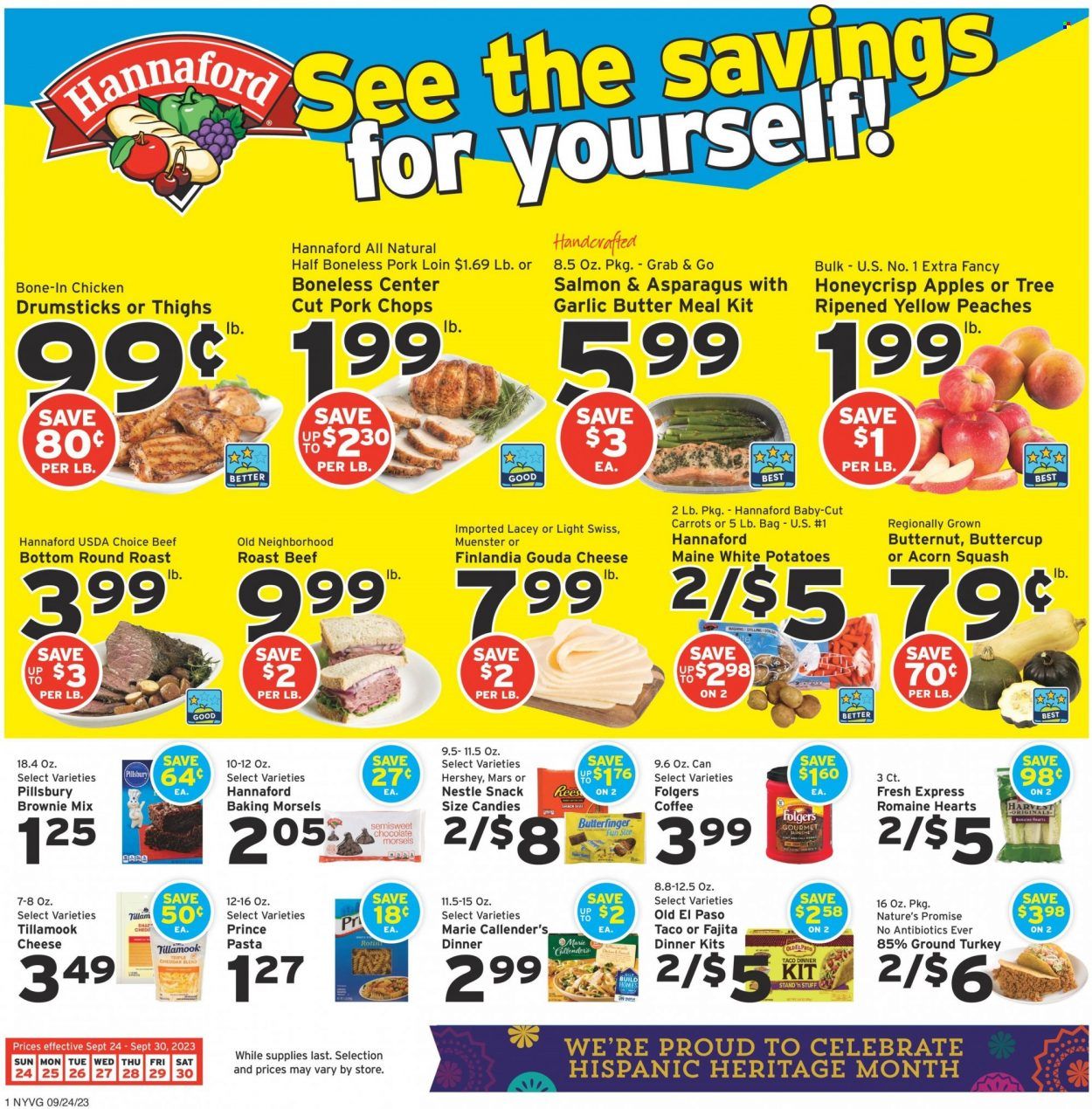 Hannaford (NY) Weekly Ad Flyer Specials September 24 to September 30, 2023