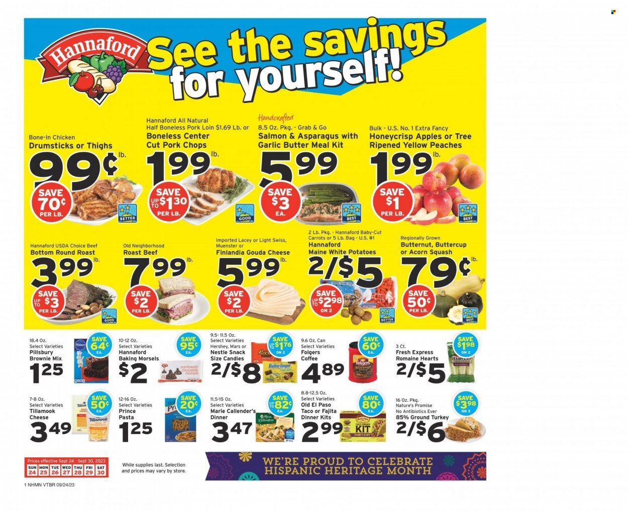 Hannaford (NH) Weekly Ad Flyer Specials September 24 to September 30, 2023