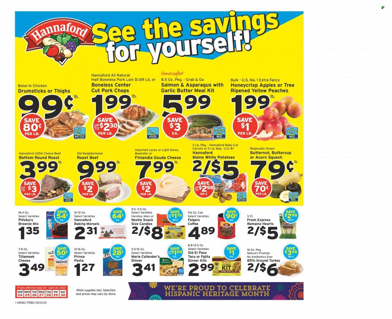 Hannaford (ME) Weekly Ad Flyer Specials September 24 to September 30, 2023