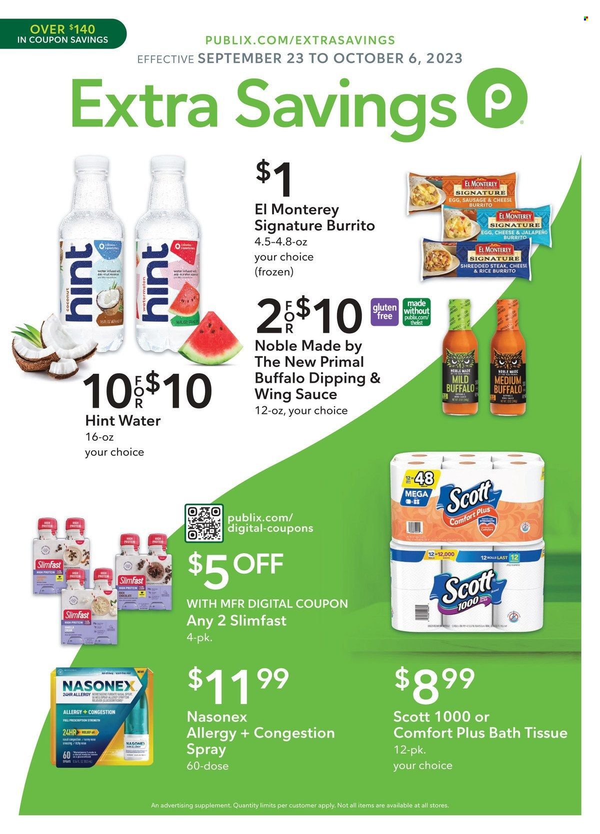 Publix (AL, FL, GA, NC, SC, TN) Weekly Ad Flyer Specials September 23 to October 6, 2023