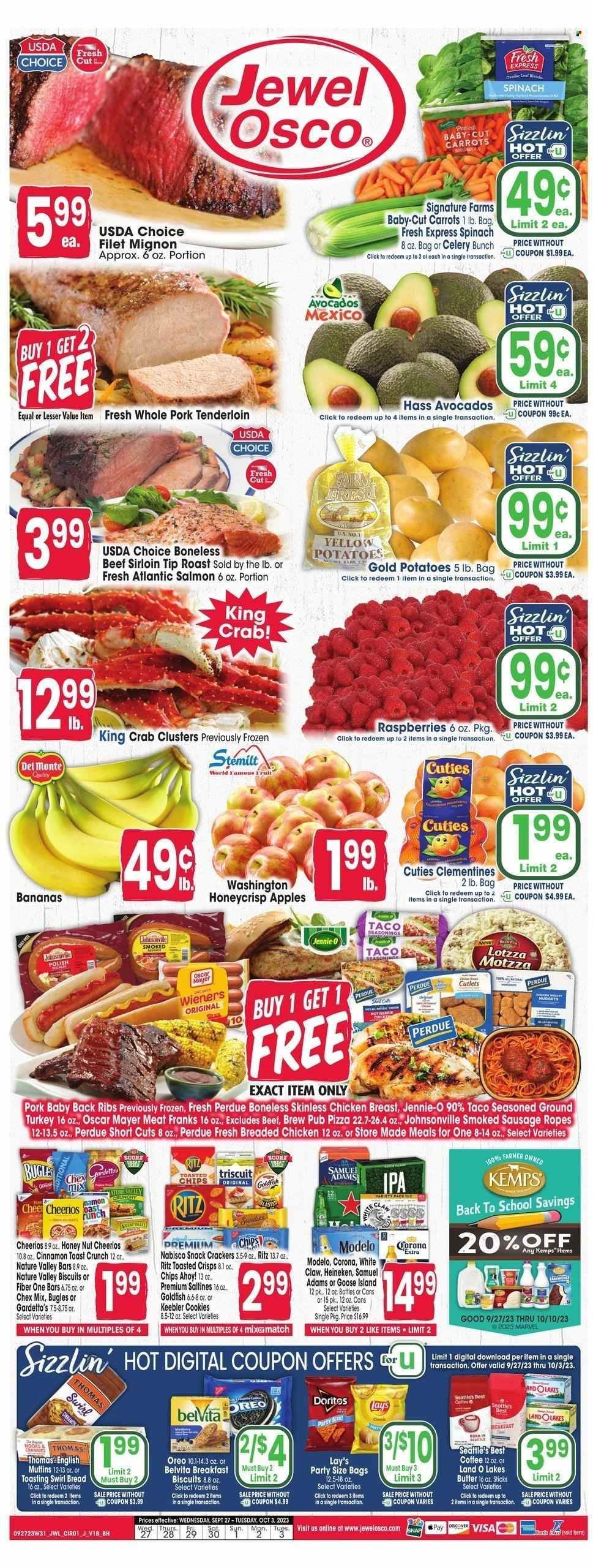 Jewel Osco (IL) Weekly Ad Flyer Specials September 27 to October 3, 2023