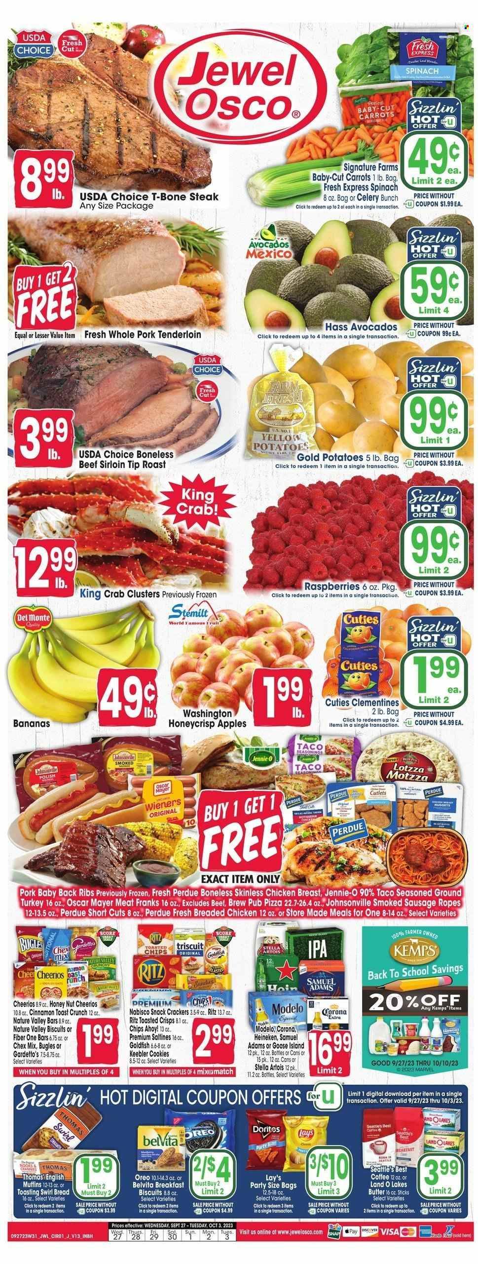 Jewel Osco (IN) Weekly Ad Flyer Specials September 27 to October 3, 2023