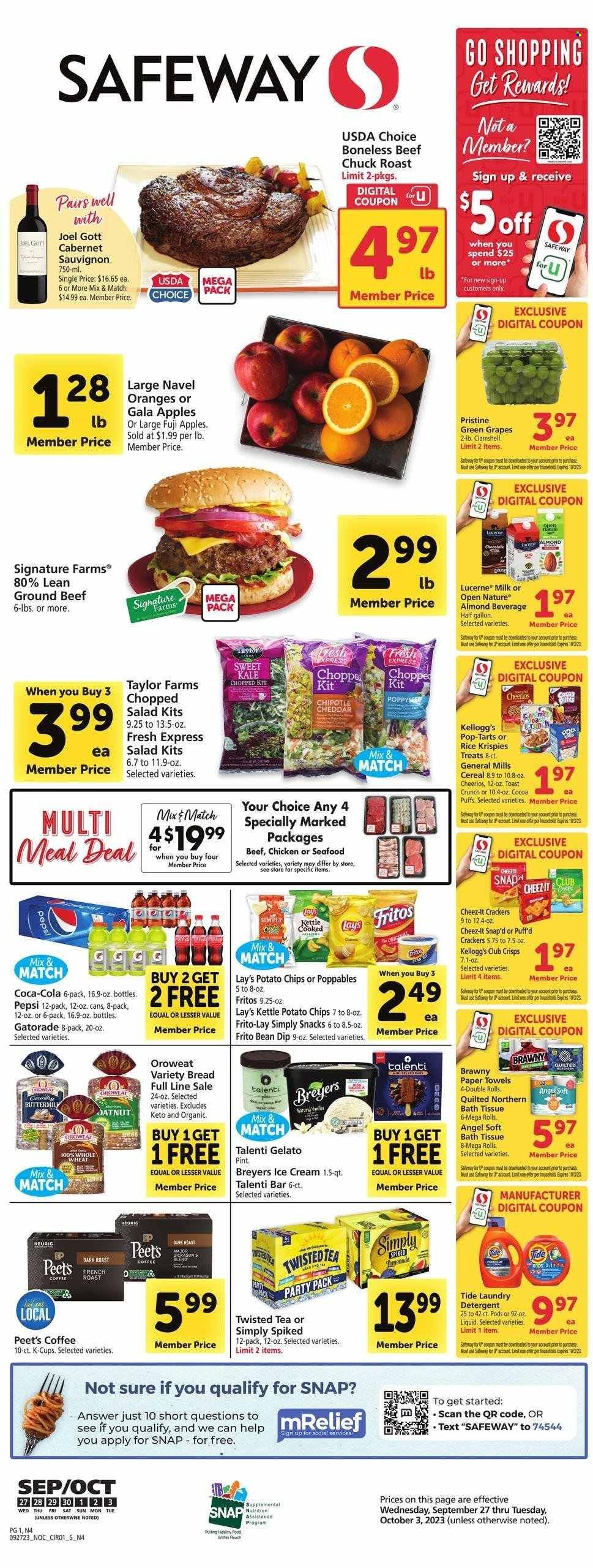 Safeway (NV) Weekly Ad Flyer Specials September 27 to October 3, 2023