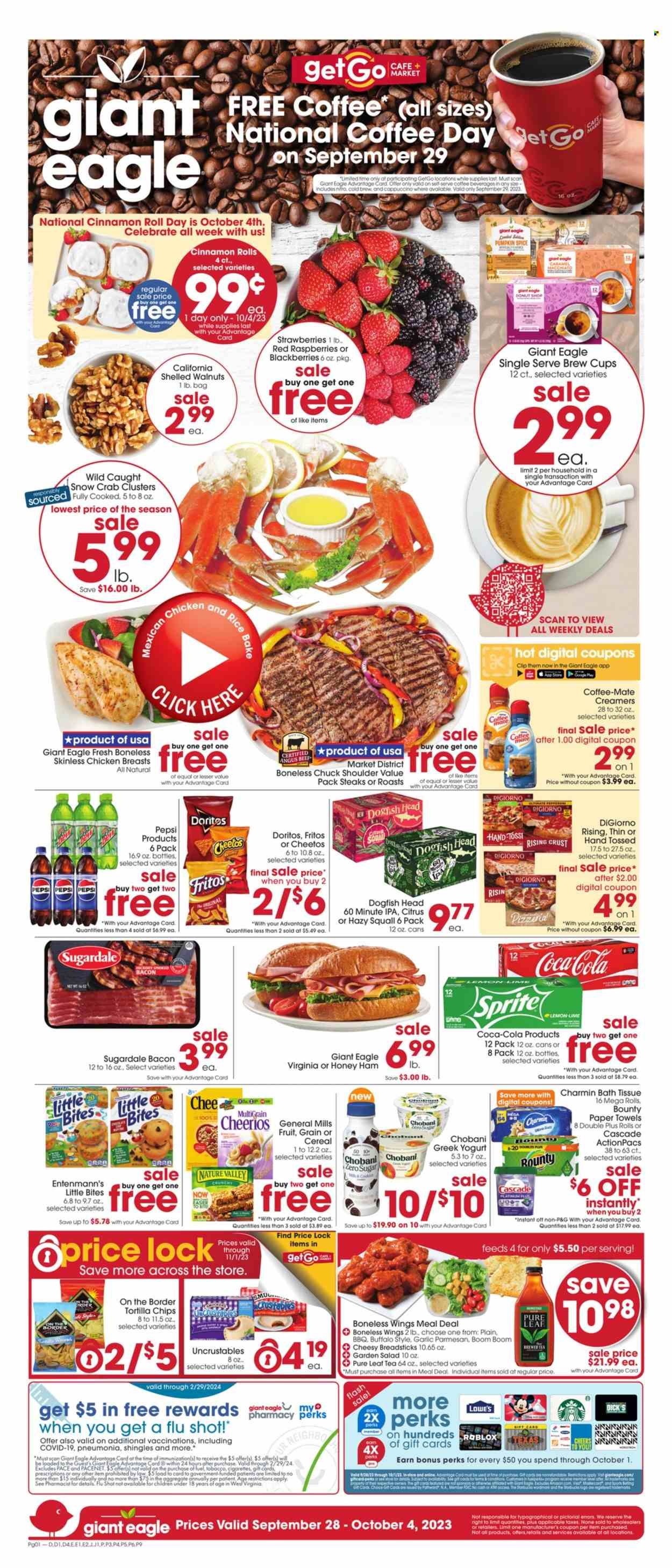 Giant Eagle (PA) Weekly Ad Flyer Specials September 28 to October 4, 2023