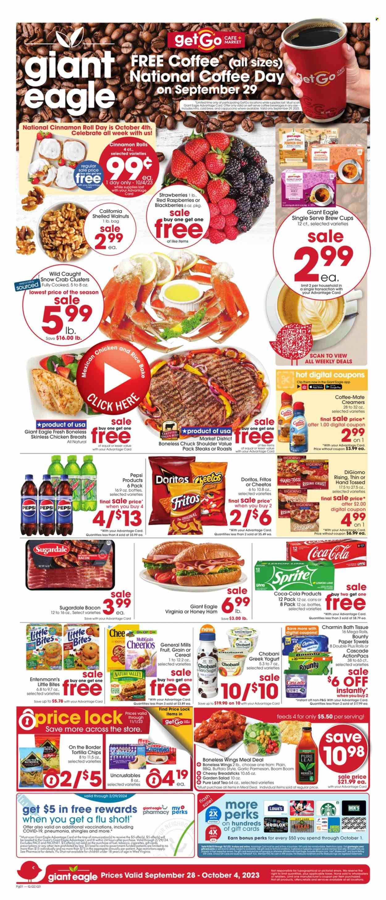 Giant Eagle (OH) Weekly Ad Flyer Specials September 28 to October 4, 2023