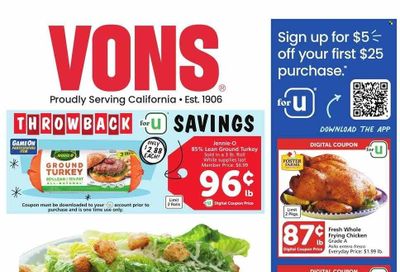 Vons (CA) Weekly Ad Flyer Specials September 27 to October 3, 2023