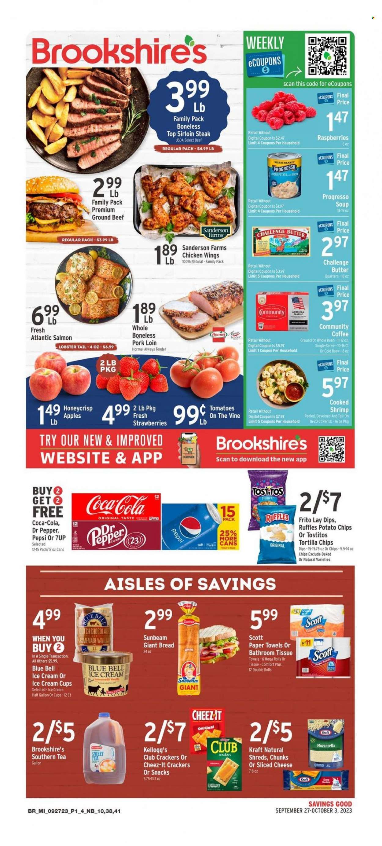 Brookshires (AR, LA, TX) Weekly Ad Flyer Specials September 27 to October 3, 2023