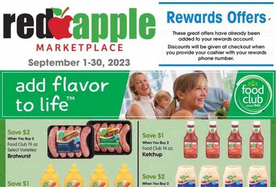 Red Apple Marketplace (OR) Weekly Ad Flyer Specials September 1 to September 30, 2023