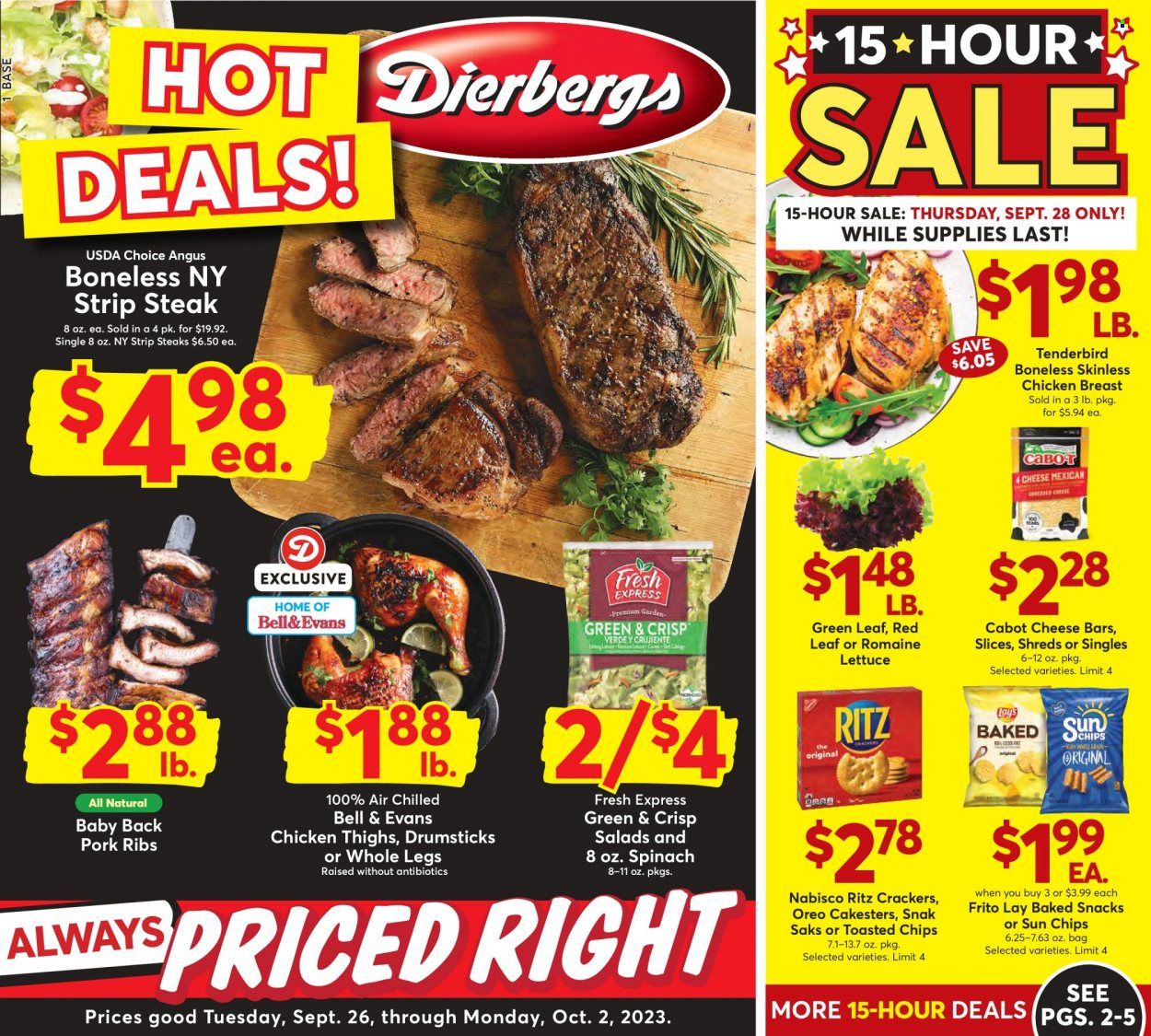 Dierbergs (IL, MO) Weekly Ad Flyer Specials September 26 to October 2, 2023