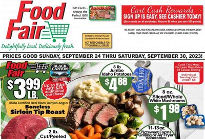 Food Fair Market (KY, OH, WV) Weekly Ad Flyer Specials September 24 to September 30, 2023
