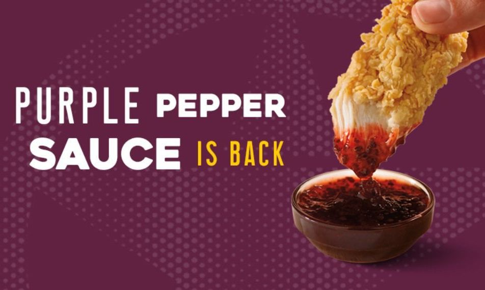 Purple Pepper Sauce is Back by Popular Demand at Church’s Chicken Purple Pepper Sauce is Back by Popular Demand at Church’s Chicken