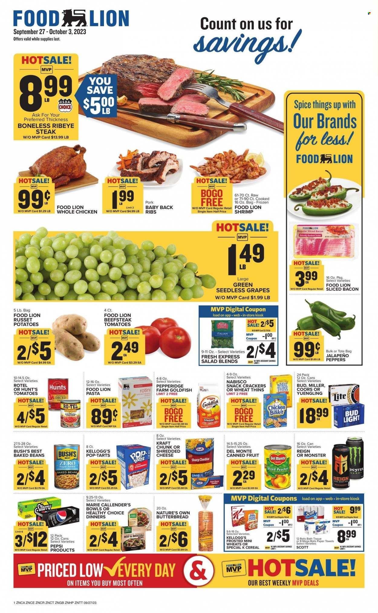 Food Lion (NC) Weekly Ad Flyer Specials September 27 to October 3, 2023