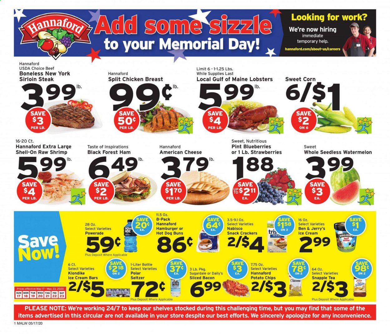 Hannaford Weekly Ad & Flyer May 17 to 23