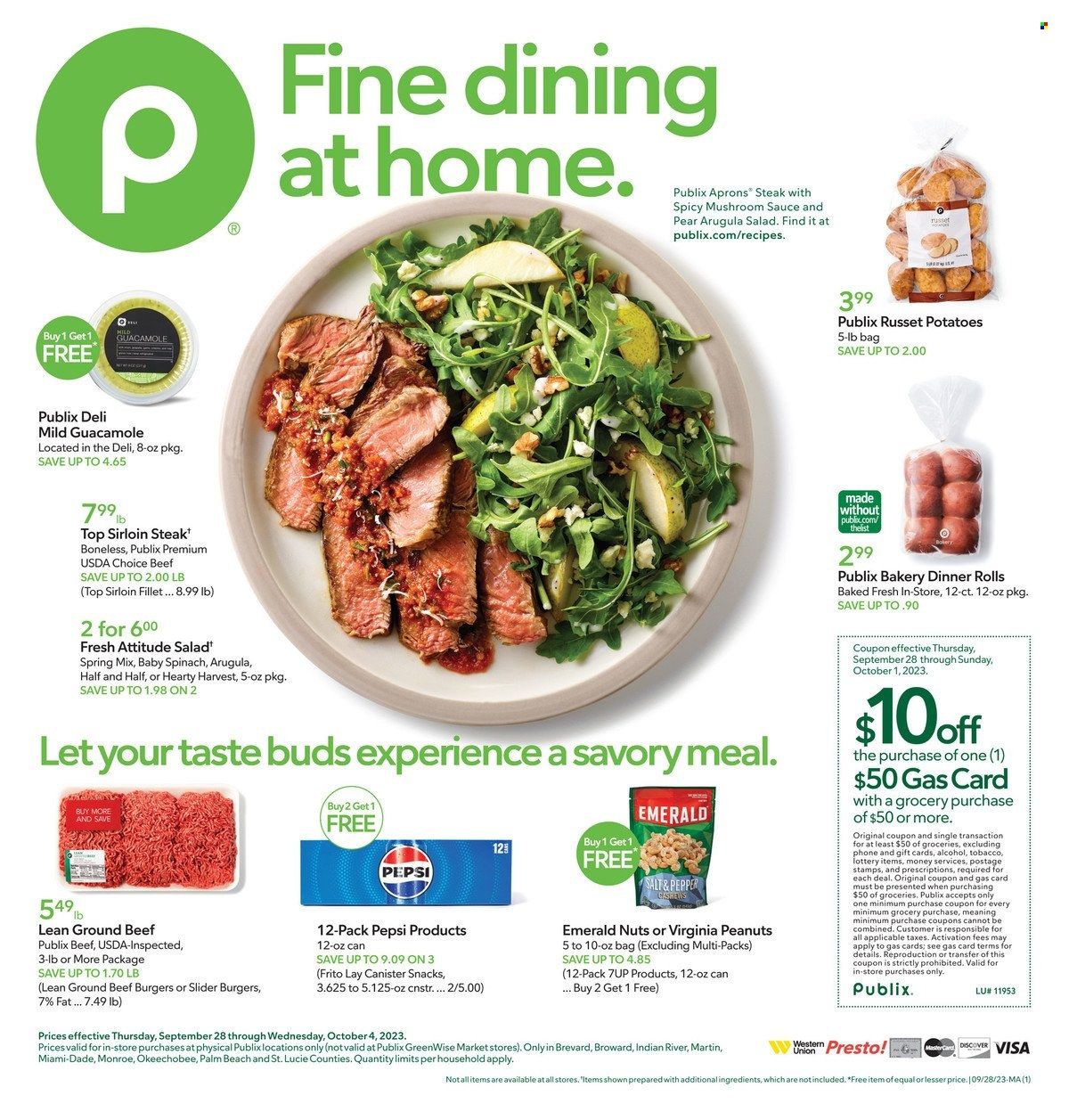 Publix (AL, FL, GA, NC, SC, TN) Weekly Ad Flyer Specials September 28 to October 4, 2023