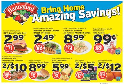 Hannaford (NY) Weekly Ad Flyer Specials October 1 to October 7, 2023