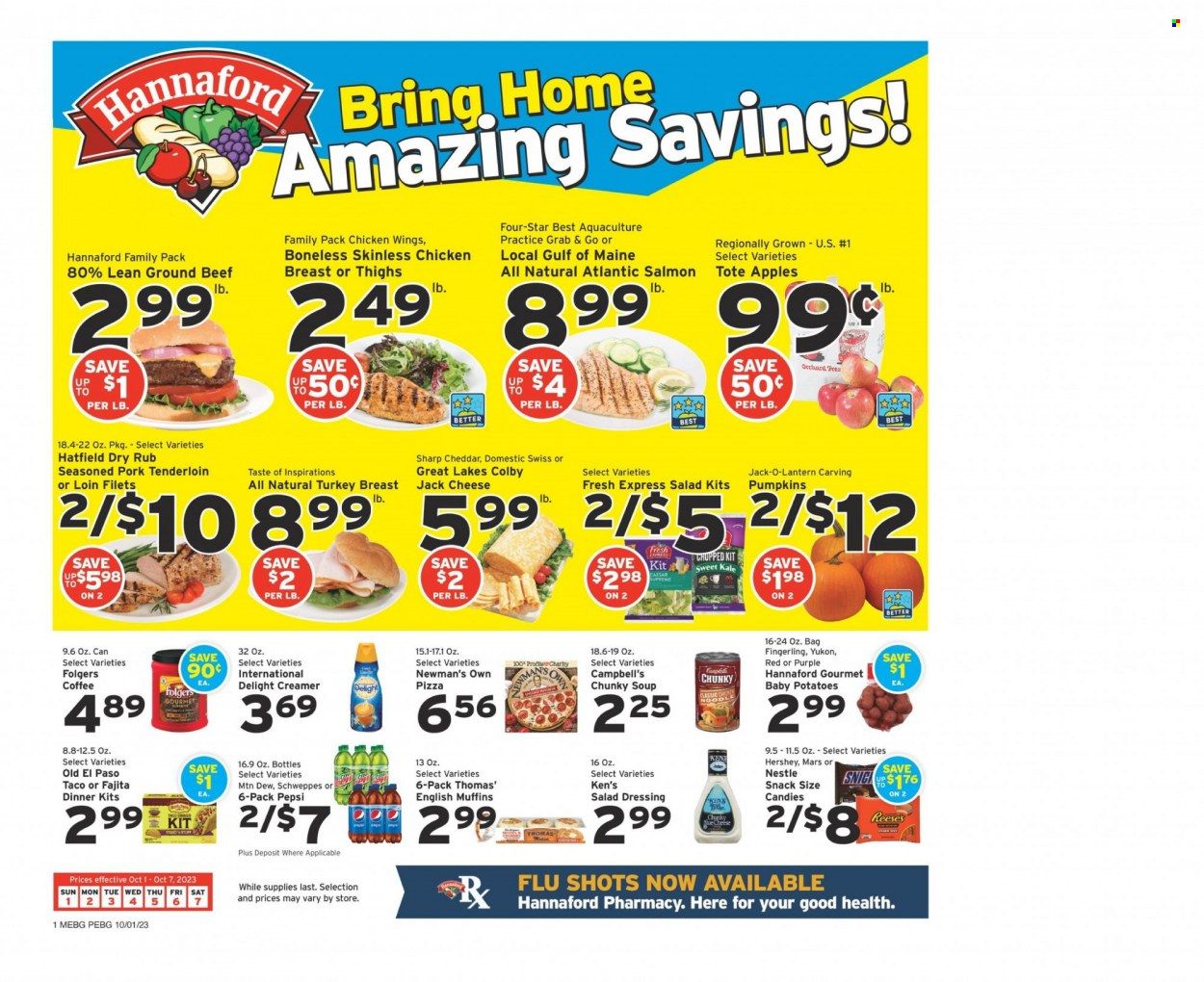 Hannaford (ME) Weekly Ad Flyer Specials October 1 to October 7, 2023