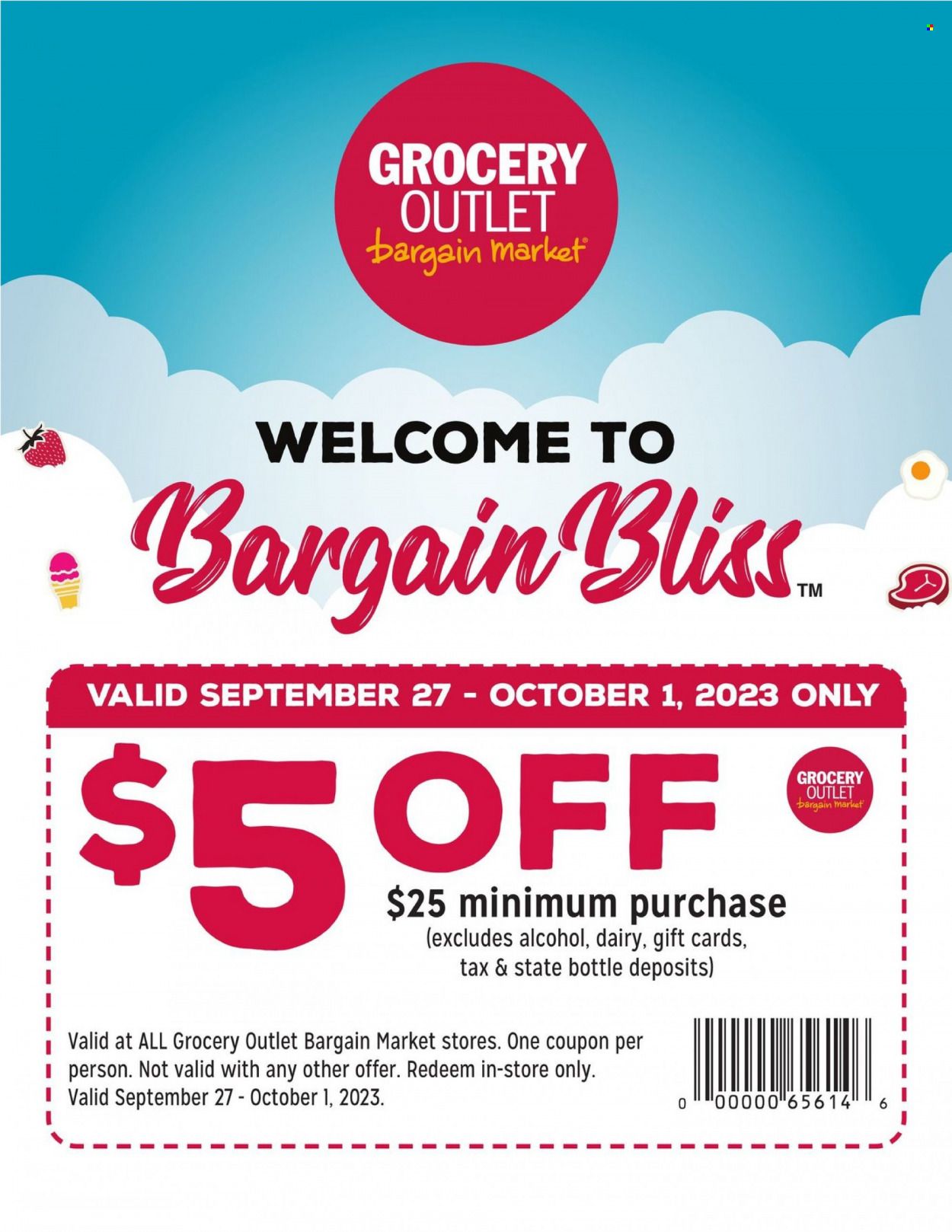 Grocery Outlet (CA, ID, OR, PA, WA) Weekly Ad Flyer Specials September 27 to October 1, 2023
