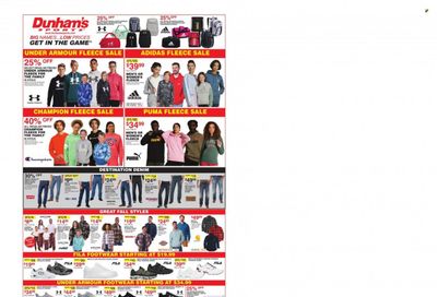 Dunham's Sports (MI, PA, WI) Weekly Ad Flyer Specials September 30 to October 5, 2023