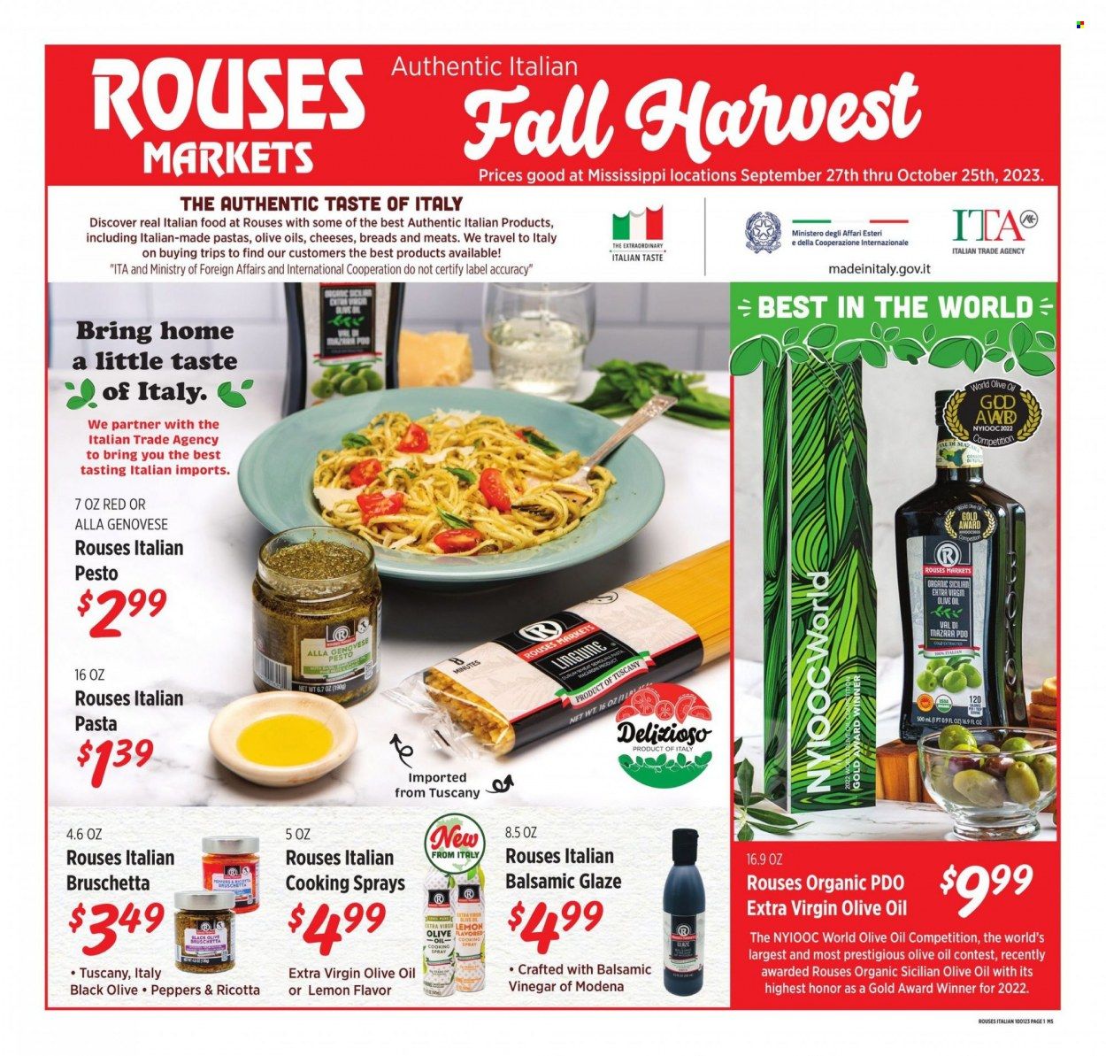 Rouses Markets (MS) Weekly Ad Flyer Specials September 27 to October 25, 2023
