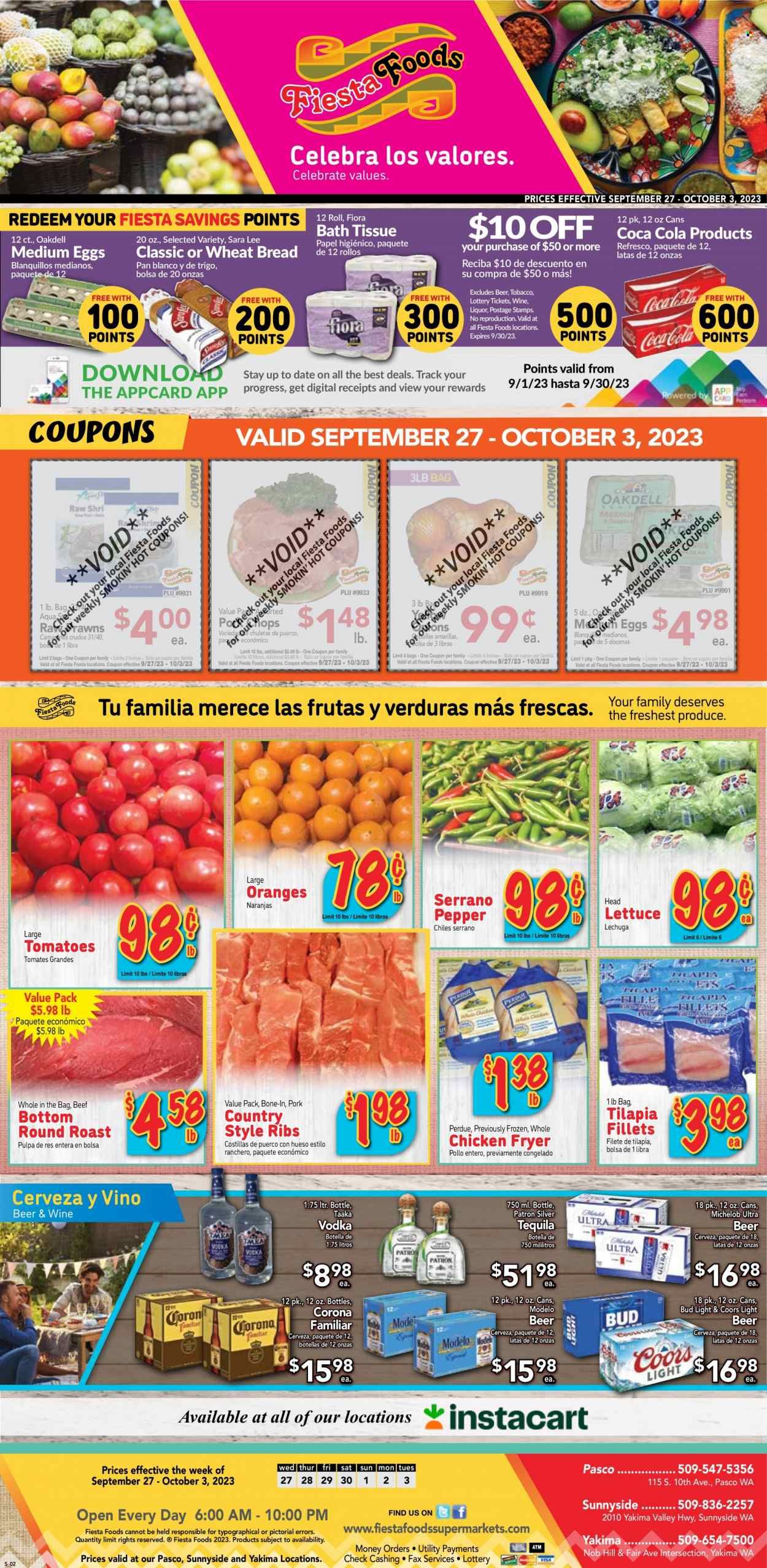 Fiesta Foods SuperMarkets (WA) Weekly Ad Flyer Specials September 27 to October 3, 2023