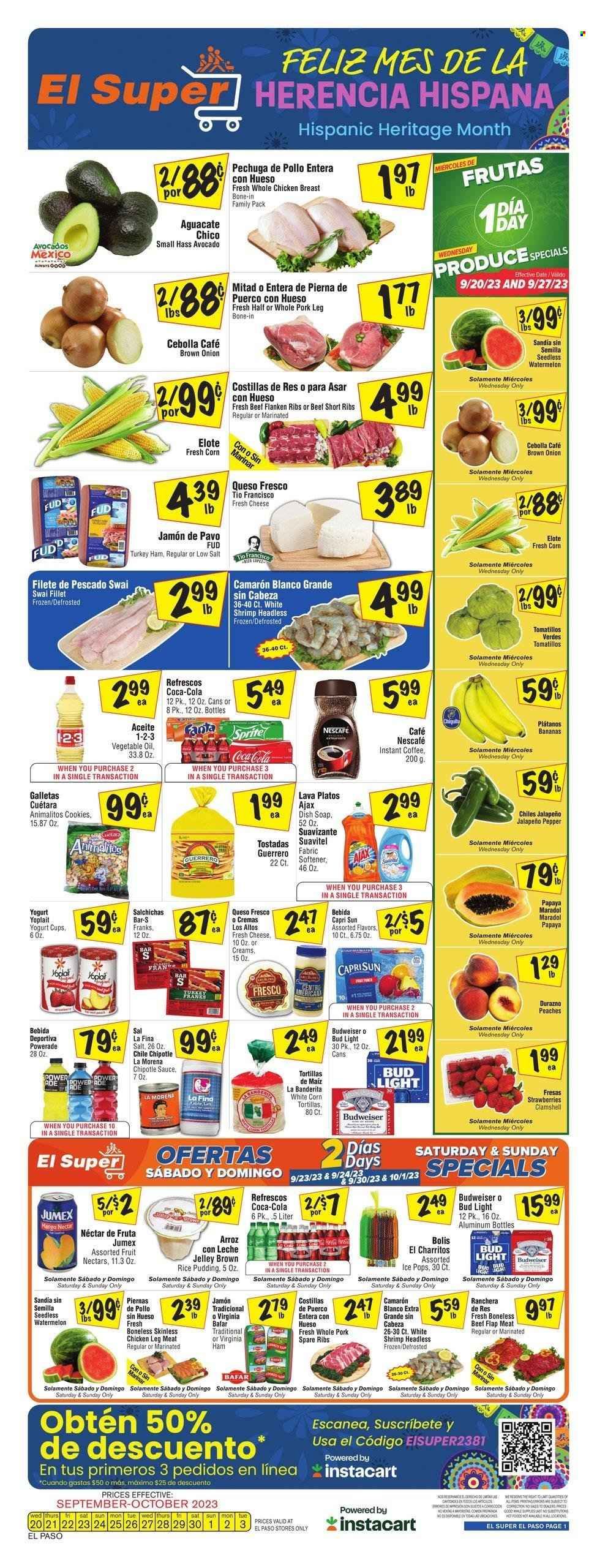 El Super (TX) Weekly Ad Flyer Specials September 27 to October 3, 2023