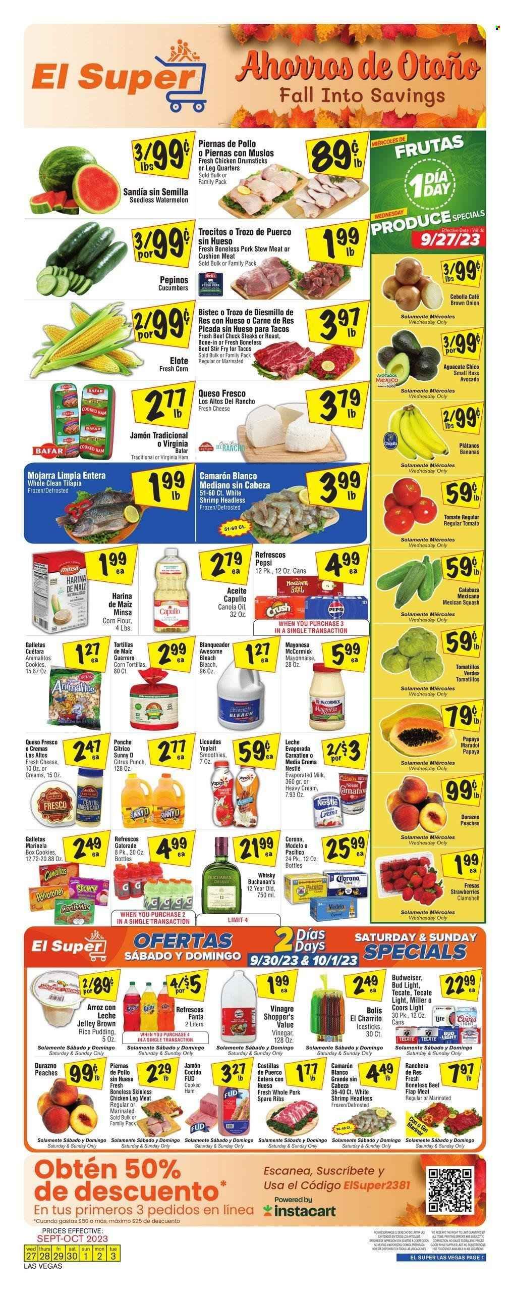 El Super (NV) Weekly Ad Flyer Specials September 27 to October 3, 2023