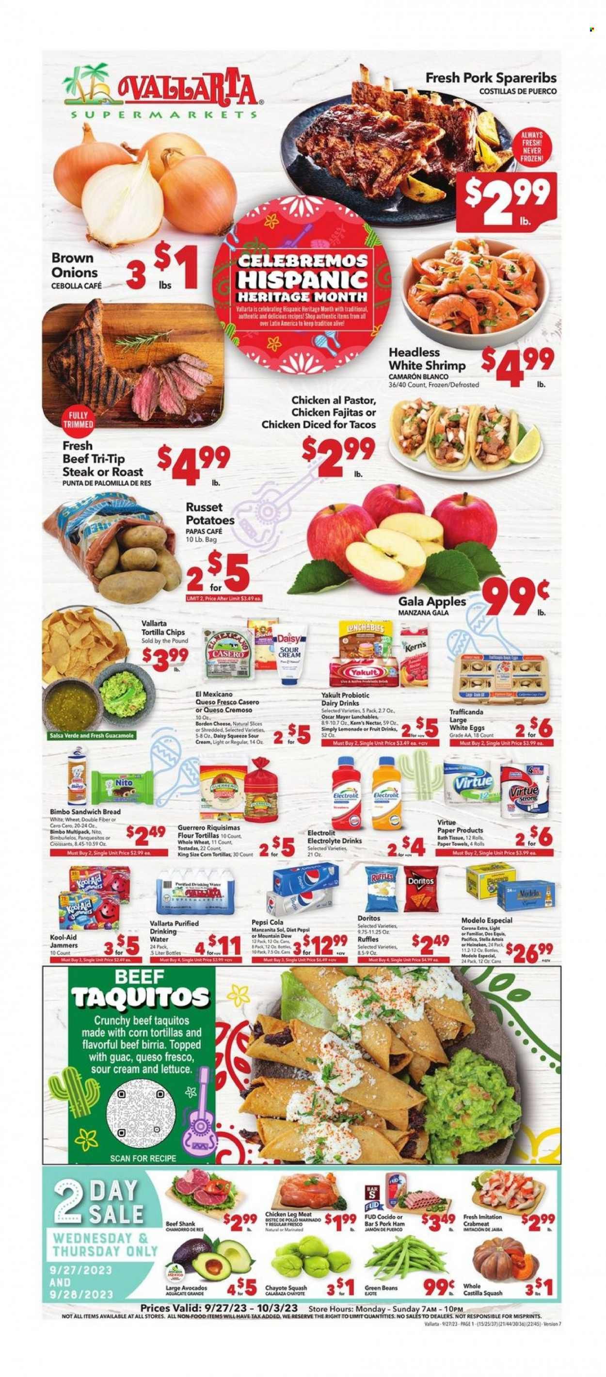 Vallarta (CA) Weekly Ad Flyer Specials September 27 to October 3, 2023