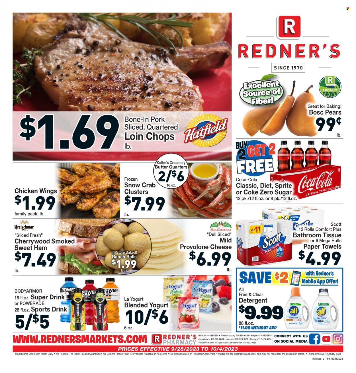 Redner's Markets (DE, MD, PA) Weekly Ad Flyer Specials September 28 to October 4, 2023