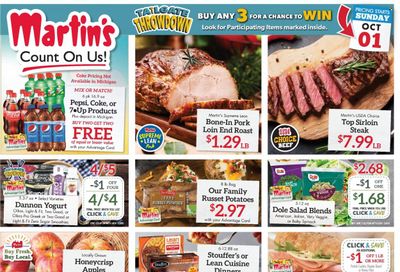 Martin’s (IN, MI) Weekly Ad Flyer Specials October 1 to October 7, 2023