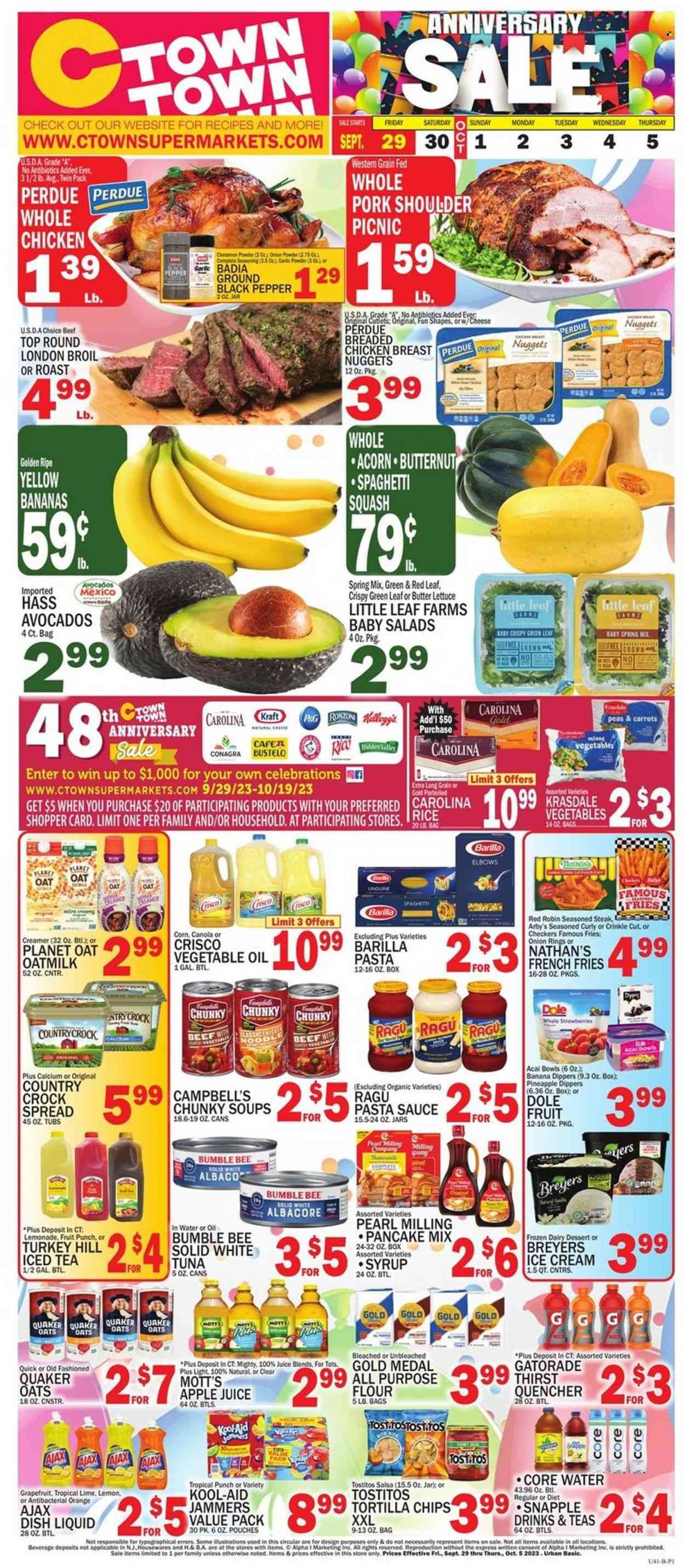 C-Town (CT, FL, MA, NJ, NY, PA) Weekly Ad Flyer Specials September 29 to October 5, 2023